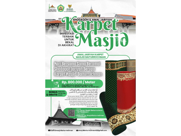 Donasi Karpet Masjid