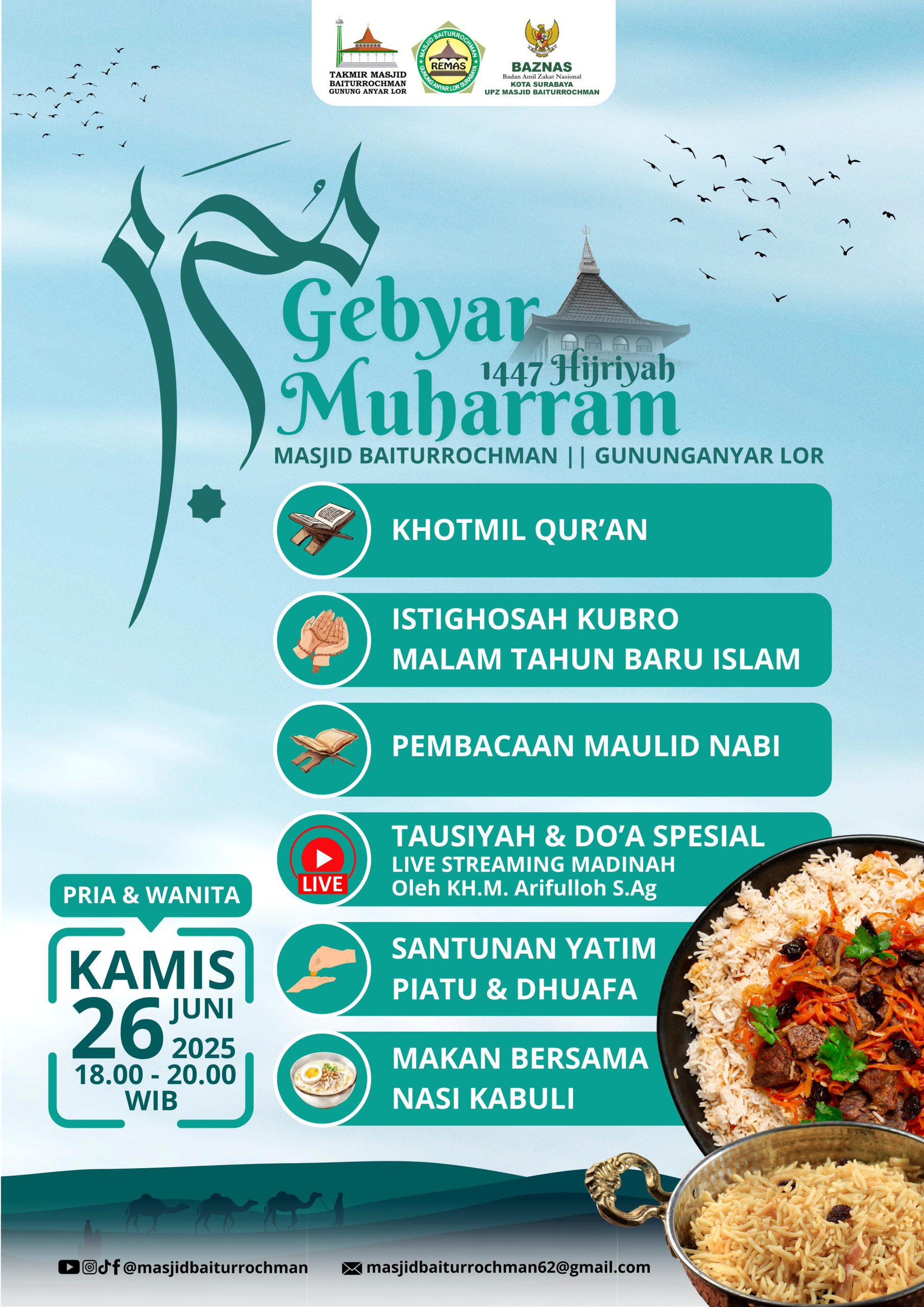 Acara 1 Muharram 1447 H