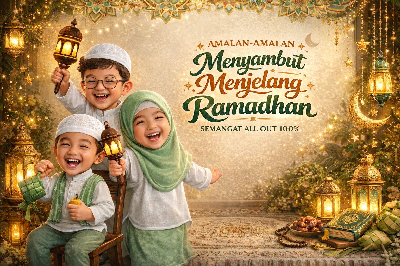 AMALAN AMALAN menyambut menjelang Ramadhan 1447 H / 2026 M